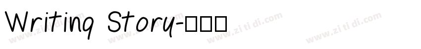 Writing Story字体转换